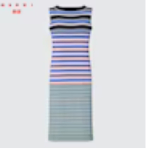 Marni Uniqlo collab merino blend sleeveless midi dress NWT - Picture 13 of 13